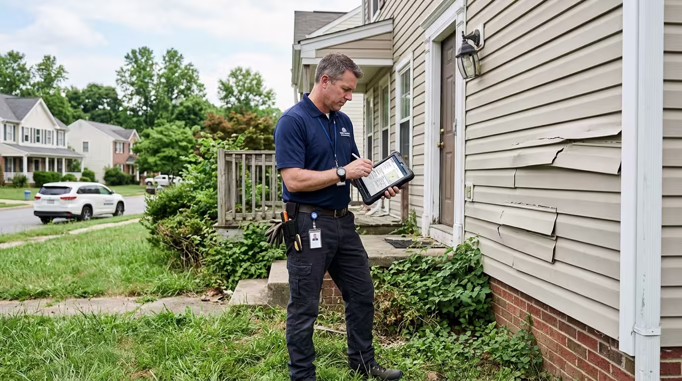 Property inspection clipboard